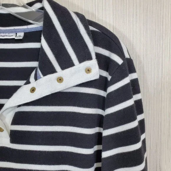 Croft & Barrow striped snap collar long sleeve shirt woman's size XL - Picture 3 of 9